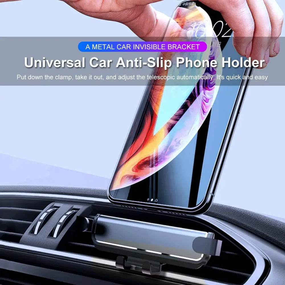 Подставка для смартфонов Voiture Автомобильный держатель для Телефона Противоскользящий держатель для телефона для смартфоны IOS и Android автомобильный держатель для телефона на вентиляционное отверстие