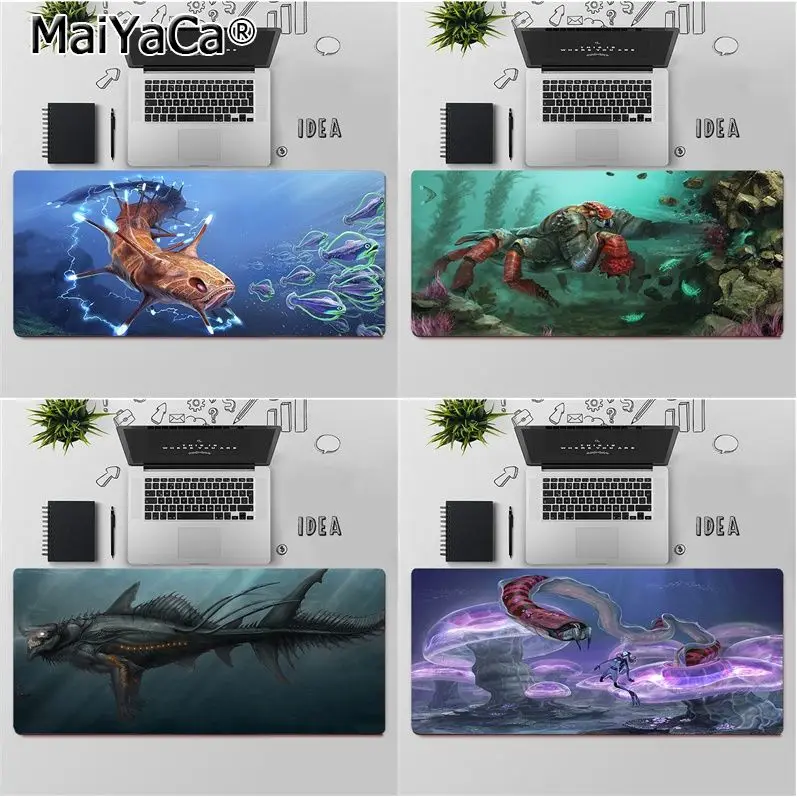 Высококачественный резиновый прочный Настольный коврик для мыши MaiYaCa Subnautica