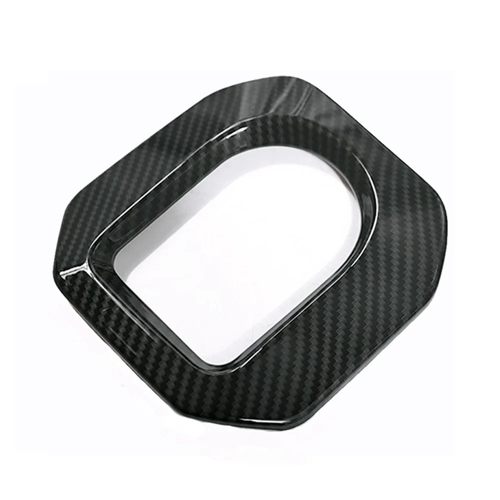 

JEAZEA Carbon Fiber ABS Gear Shift Position Panel Trim Cover Sticker Fit For Range Rover Evoque 2014-2018 Car Accessories