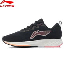 Li-ning – chaussures de course rouges RABBIT IV pour femmes, chaussures de course de base, Support de Marathon, doublure en mousse légère, coussin de Sport, chaussures de course, accoudoir 004