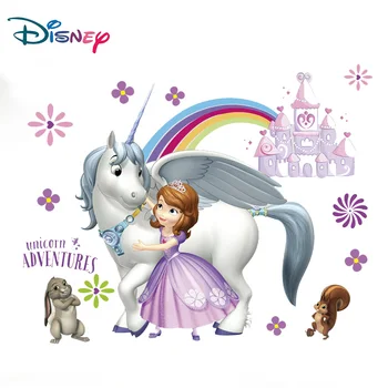 

2020 Disney Kids Sticker Sophia Princess Puzzle DIY Children Bedroom Decoration Kindergarten Stickers Cartoon Autocollant Enfant