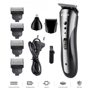 

SHINON All 3 in1 Rechargeable Hair Clipper for Men Waterproof Wireless Electric Shaver Beard Nose Ear Shaver Hair Trimmer EU