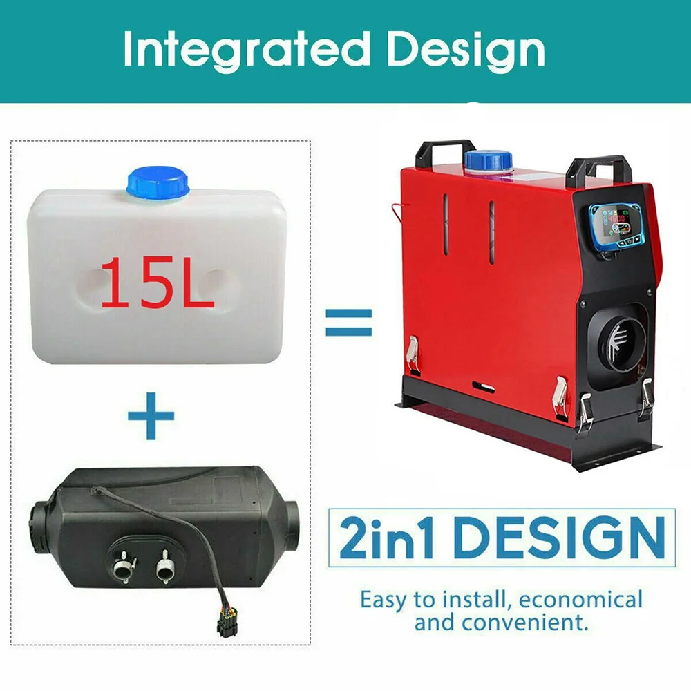 Автономный отопитель 5kw все в одном webastos Воздушный дизельный Обогреватель 12V Chauffe автомобиля для грузовых автомобилей Мотор-домов лодки автобуса ЖК-дисплей ключ переключатель дистанционного управления