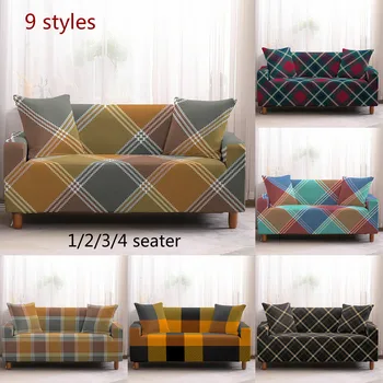 

Plaid Sofa cover Elastic sofa covers for living room Stretch sofa seat Cover Slipcovers for Armchairs Sofa Set Couch cover 1PC