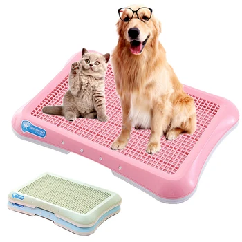 

Zero Waste Portable Pet Dogs Lattice Toilet Potty Pet Cats Litter Box Puppy Litter Tray Training Toilet Easy-Clean Pet Supplies