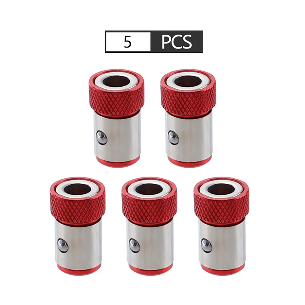 2/5Pcs Screwdriver Bits Magnetic Ring 1/4&quot Alloy Steel Strong Magnetizer Screw Anti-skid With Batcher | Инструменты