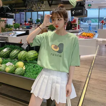 

avocado t shirt women summer clothes for womens e-girl tshirts kawaii ladies graphic tee dropshipping custom tees tops