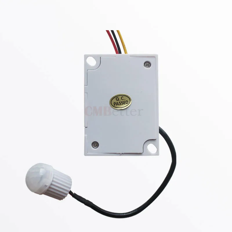 AC220V 5-10 м PIR датчик движения переключатель ИК инфракрасный индукция человеческого тела время задержки Rela переключатель в коридор таймер со светодиодной подсветкой переключатель