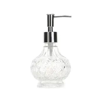 

Glass Lotion Dispenser Bottle Portable Press Pump Bottle Delicate Press Bottle Subpackaging Container