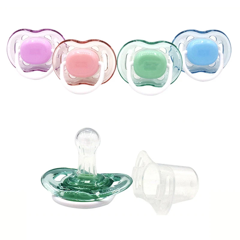 Baby silicone pacifiers soothing baby bites and comfort supplies for