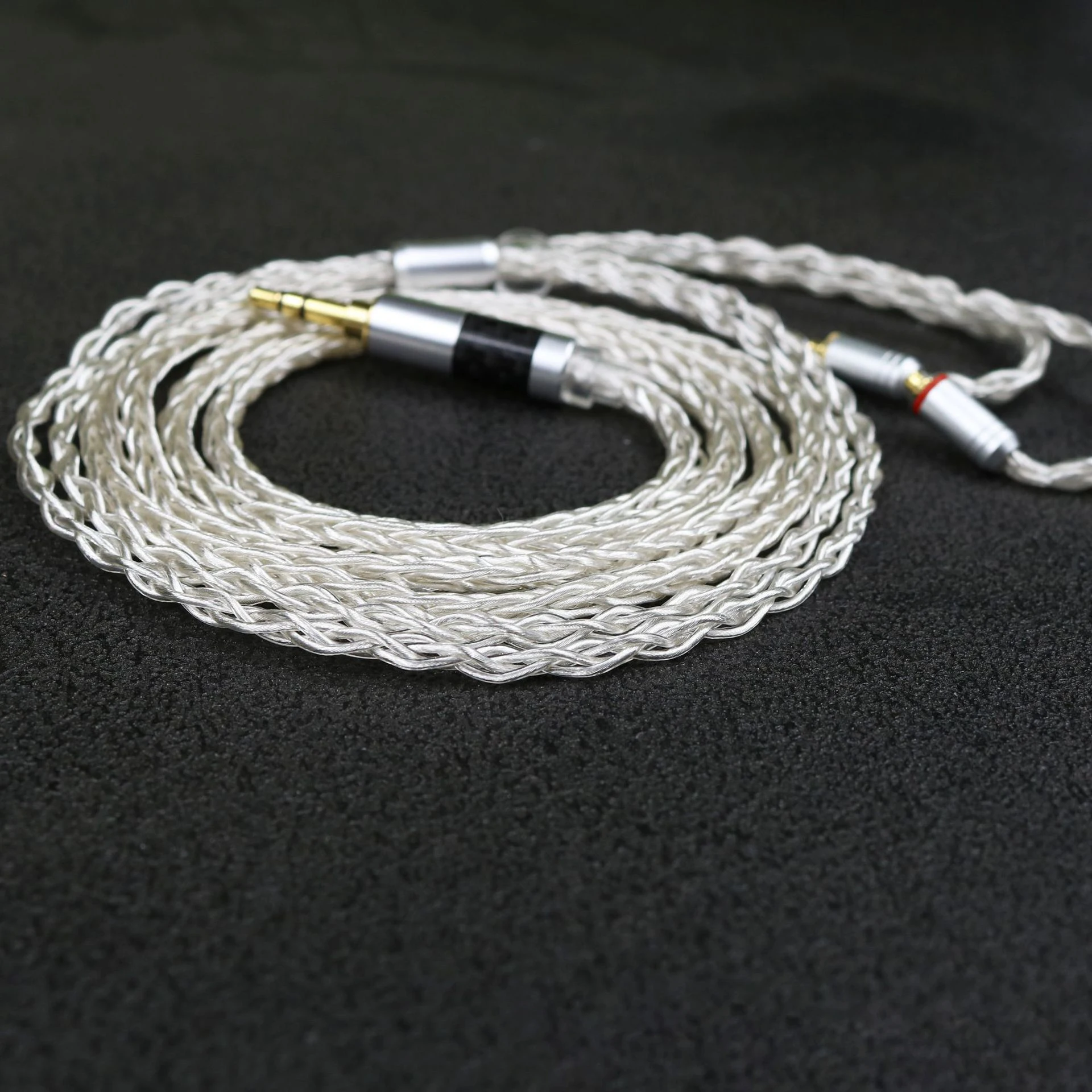 Headphone Replacement A2DC Jack 8 strand single crystal copper Audio Cable For Audio Technica CKR100 CKR1100 Cord Headsets