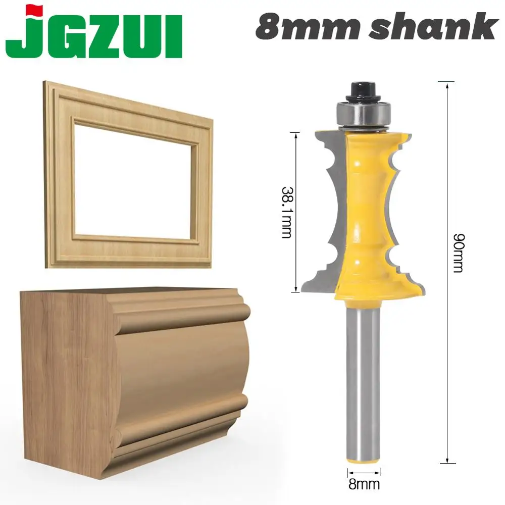  JGZUI 1pc 8mm Shank 1-1/2
