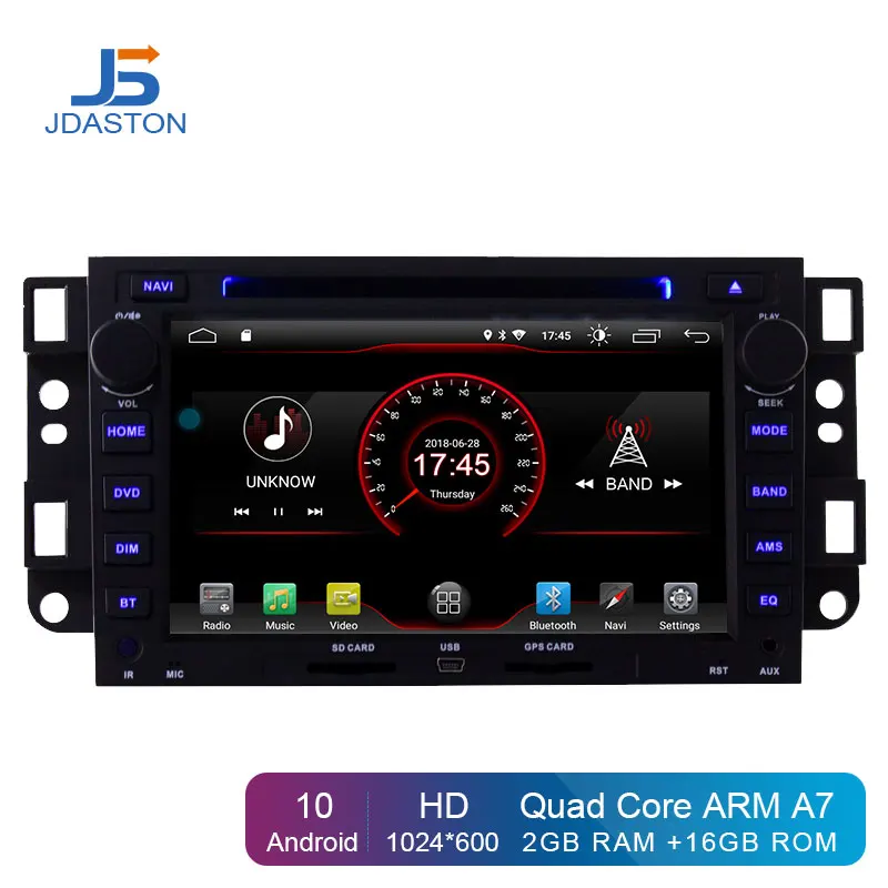 JDASTON Android 10 Car DVD Player For Chevrolet Epica Captiva Lova Aveo Spark Optra Holden GPS 2Din Radio Multimedia Stereo IPS