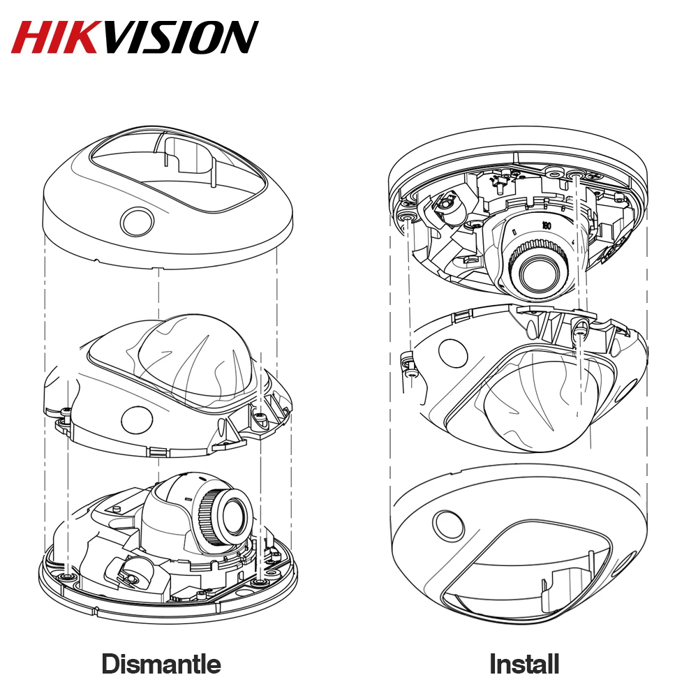 Hikvision видеонаблюдения WiFi камера DS-2CD2543G0-IWS 4MP беспроводная ИК Мини купольная ip-камера Безопасности s POE H.265+ Встроенный Micr