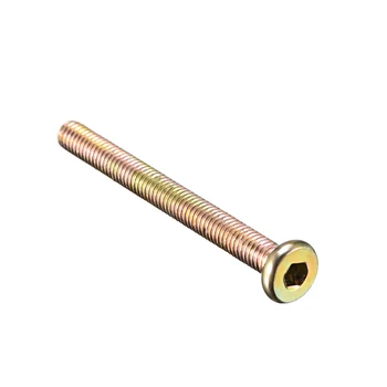 

uxcell Furniture Bolt Nut Hex Socket Drive Round Head Screws Hardware Parts M6x60mm 10 Pcs