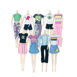 3 ensembles de tenues de poupée Barbie à la mode, accessoires, vêtements quotidiens, costume décontracté, robe, articles miniatures, cadeau de noël, livraison gratuite 