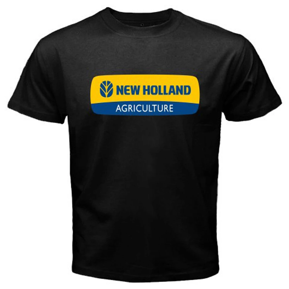 New Holland трактор сельское хозяйство логотип для мужчин Черная футболка Размеры S-3Xl