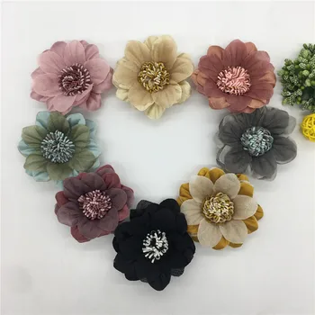 

3D flower Christmas wreath Matte Cloth Home Decoration Artificial Flower DIY Valentine's Day Gift for Needlework Scrapbooking