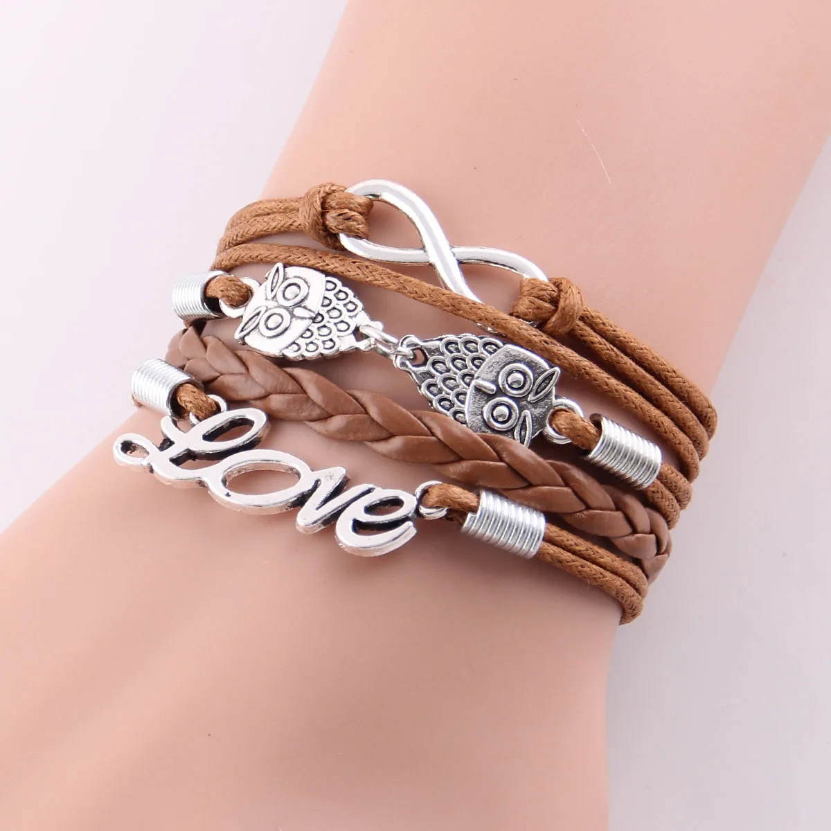 Designer Infinity And Owl Bracelet – Channel Your Inner Fashionista
