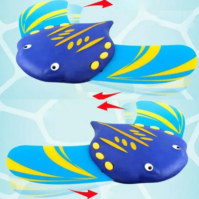 Devil Fish Toys Water-Powered Pools Accessories Summer Beach Toys Gliders Fins Bathtub Underwater Kids Adjustable With Swim E8H1 5