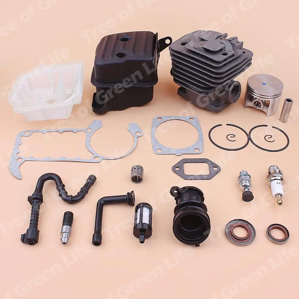 49mm Cylinder Piston Exhaust Muffler Kit For Stihl Ms361 Ms 361 Air Fuel Oil Filter Line Intake Manifold Gasket 1135 020 1202 Chainsaws Aliexpress