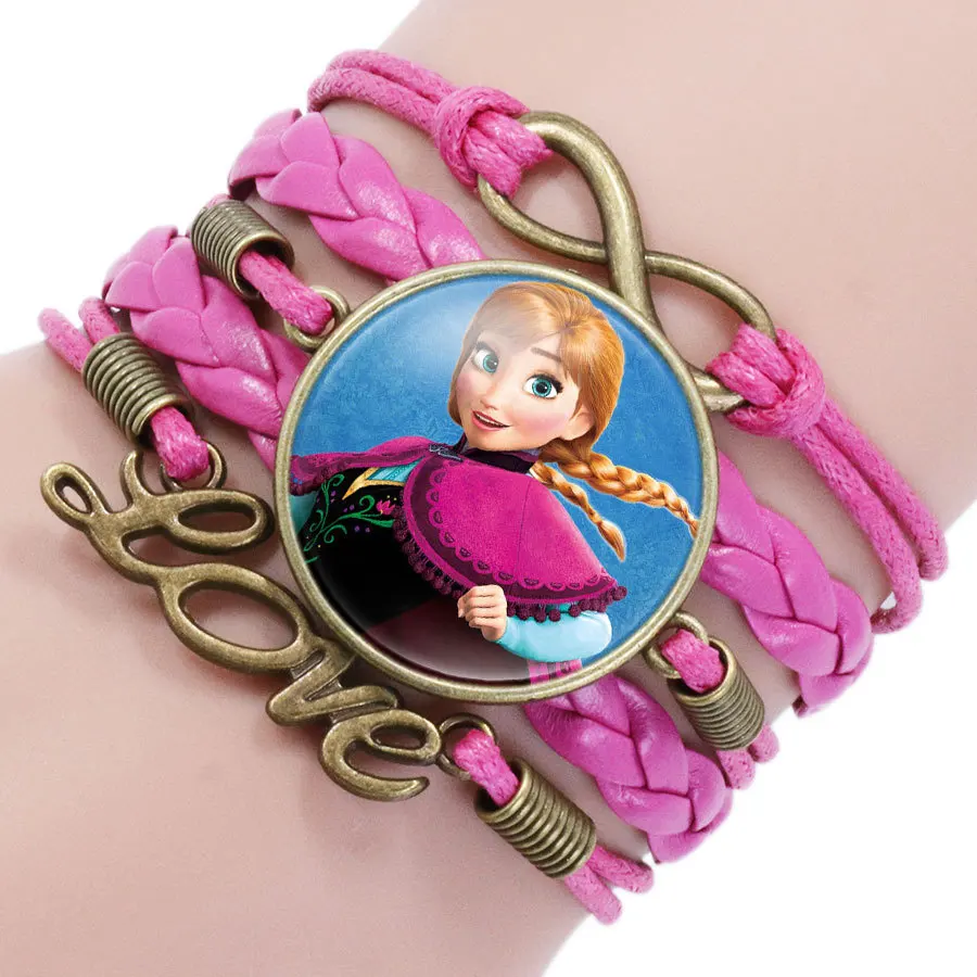 Frozen 2 Elsa Anna Princess Cartoon Bracelet