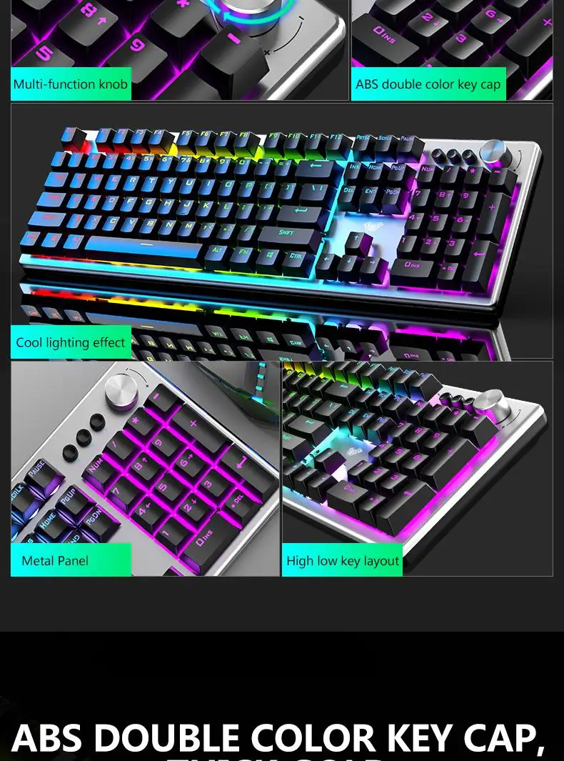 teclado jogo conjunto para computador desktop notebook mac