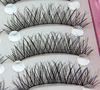 

New Japanese Style Black 10 Pairs High-quality Eyelashes 52