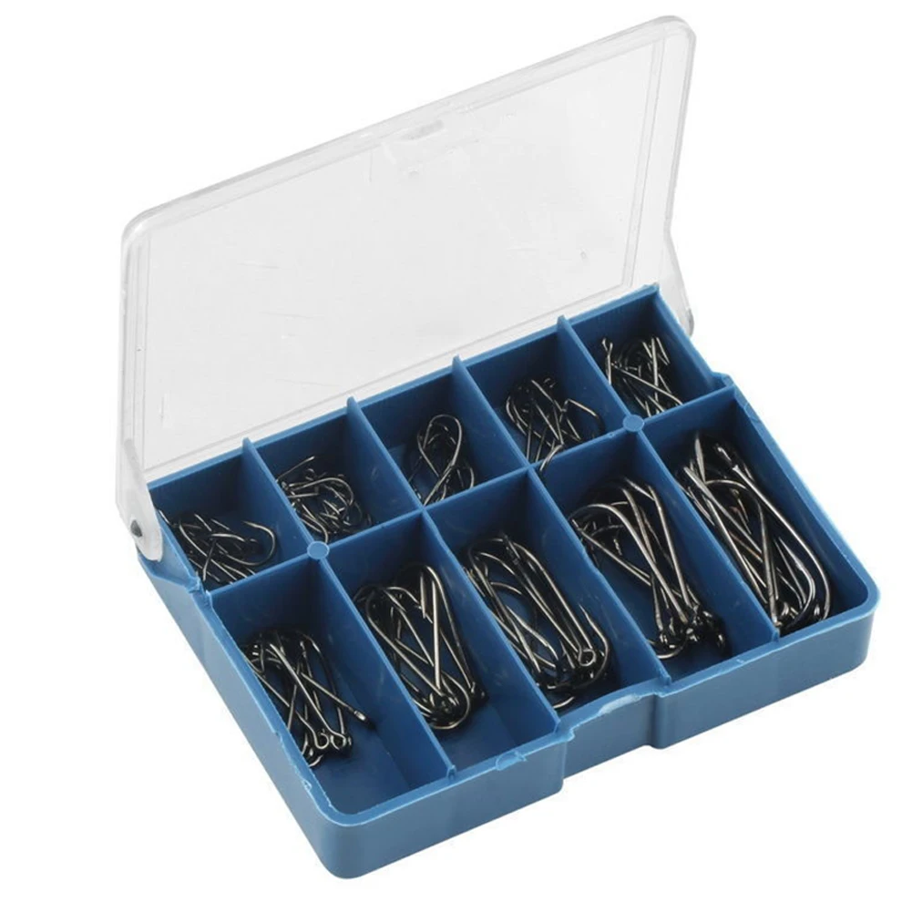 Barbed Fishing Hooks With Hole#3-#12 Steel Fishing Hook Carp
