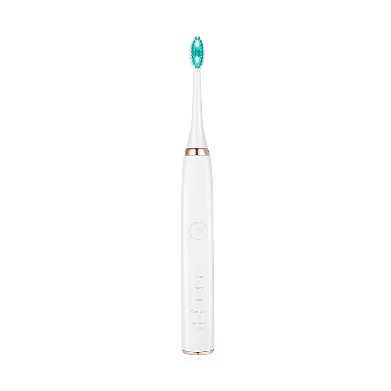 

Top Quality New Maglev Acoustic Electric Toothbrush adult USB Rechargeable 5 Cleaning Modes electric toothbrushs 2 Teeth Heads