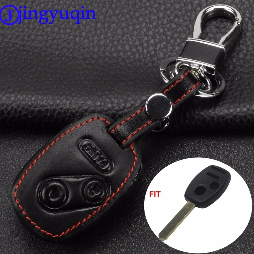 Кожаный чехол с дистанционным управлением для Honda CRV Accord City Civic odysey HRV Insight Pilot Jazz