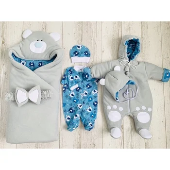 

Комплект на выписку и для прогулок «Мишутка»