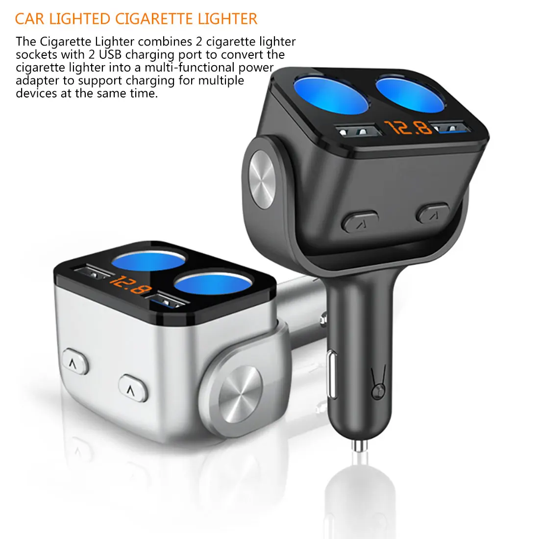 Мотоцикл Splitter tter Разветвитель USB быстрое зарядное устройство прикуриватели розетки автомобильное внутреннее зарядное устройство запчасти
