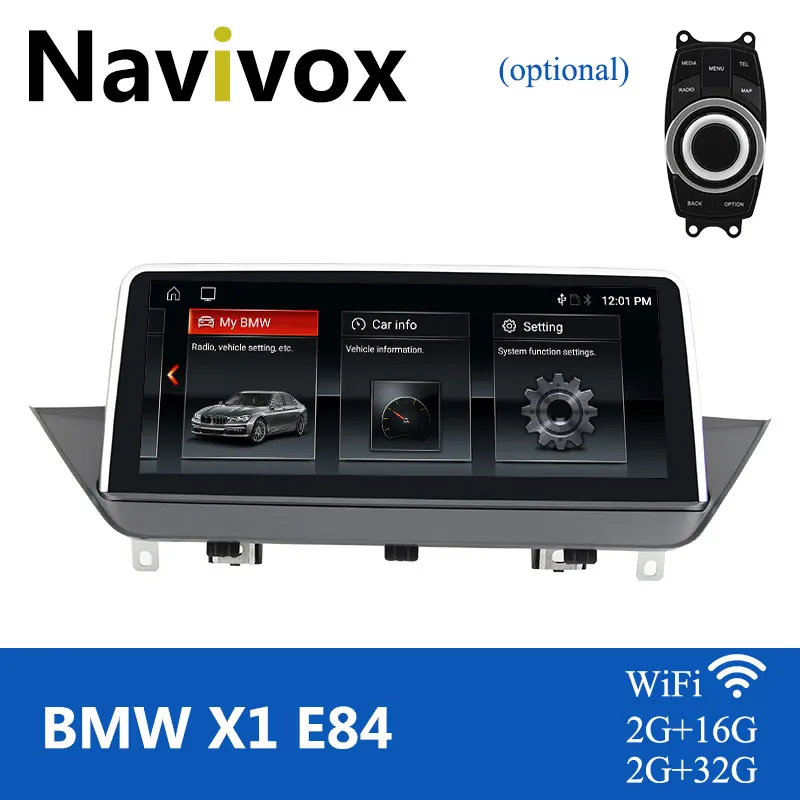 Navivox android 10 0 автомобильный мультимедийный плеер навигация GPS радио для X1 E84 2009 ~ 2015