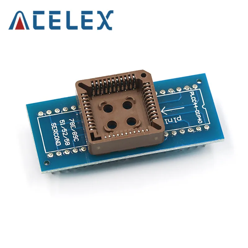 Programmer Adapter PLCC44 TO 40 DIP Socket for TL866CS EZP2010