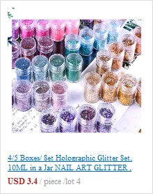 1 Pots 3color Unicorn Dandruff (iridescent color shift) Glitter mix For acrylic & gel nail art Loose glitter nail|Glitter makeup