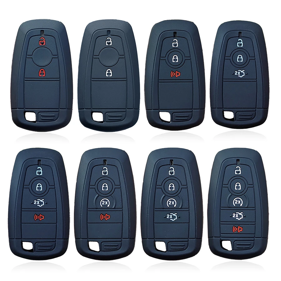 Rubber Key Cover Case Protect Skin For Ford Maverick Focus Edge