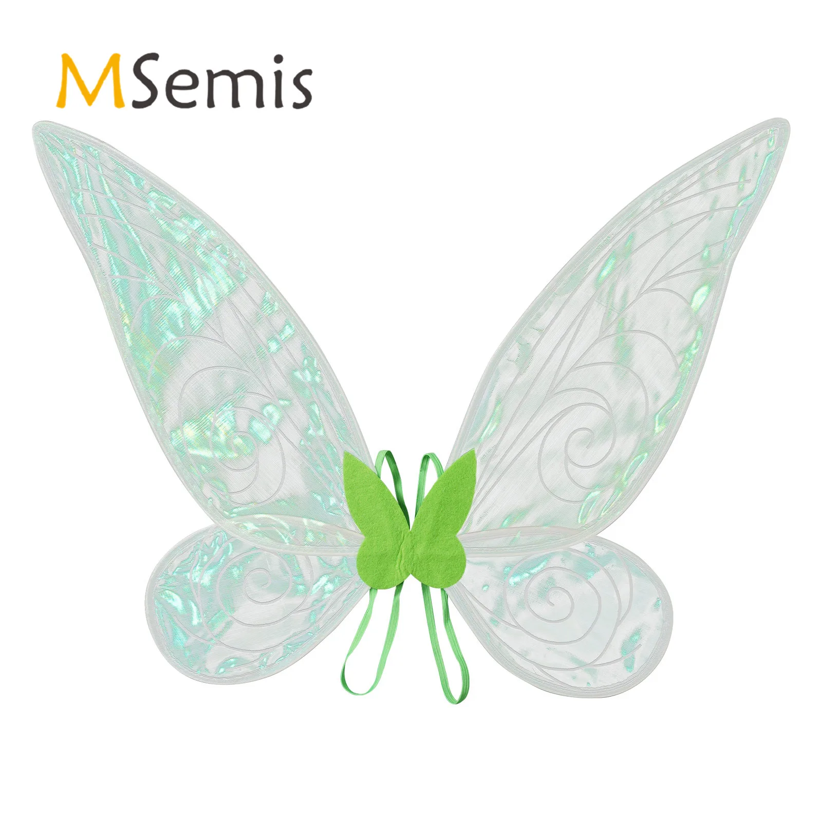 Kids Girls Butterfly Shape Angel Wings with Elastic Shoulder Straps Halloween Carnival Cosplay Party Costume Props Accessories |