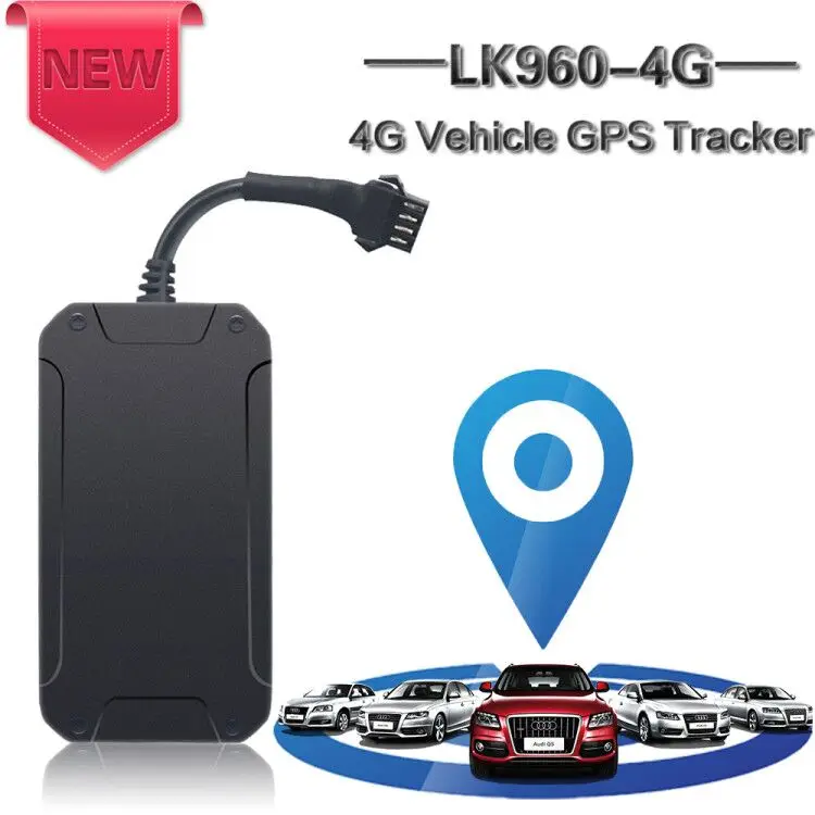 Автомобильный GPS LK960 4G LTE WCDMA GSM устройство слежения за автомобилем мотоцикл