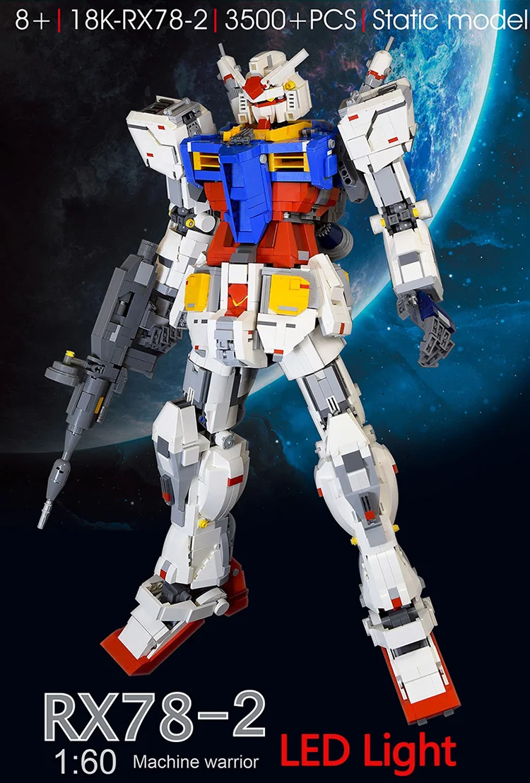 

Creator RX-78-2 Legoing Technic Robot Warrior Model Movie THE ORIGIN Mobile Suit GUNDAM Legoeds Robot Building Blocks Child Toys