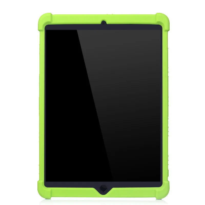 Green Мягкий силиконовый чехол из поликарбоната для iPad 10,2 7го поколения A2200 A2198 чехол противоударный с подставкой детский чехол для iPad Pro 10,5 Air 3 Funda - Цвет: Green