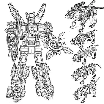 

hot lepining Voltron Defender Universe robot war Mecha Ideas technic creators classic 21311 Building Blocks bricks toys for gift