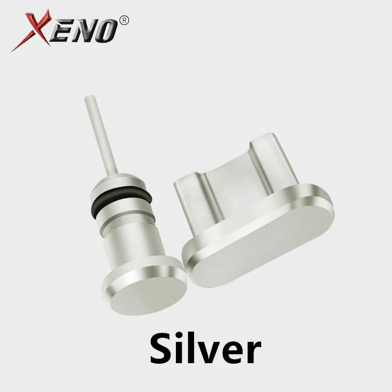 

Metal Micro USB Charging Port + Earphone Port Dust Plug Android Mobile Phone 3.5mm Headset Stopper Retrieve Card Pin