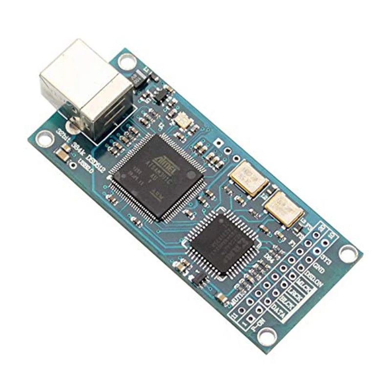 ATSAM3U1C XC2C64A для Amanero USB цифровой интерфейс IIS интерфейс DAC декодер плата поддержка DSD512 32 бит 384K ies DSD выход
