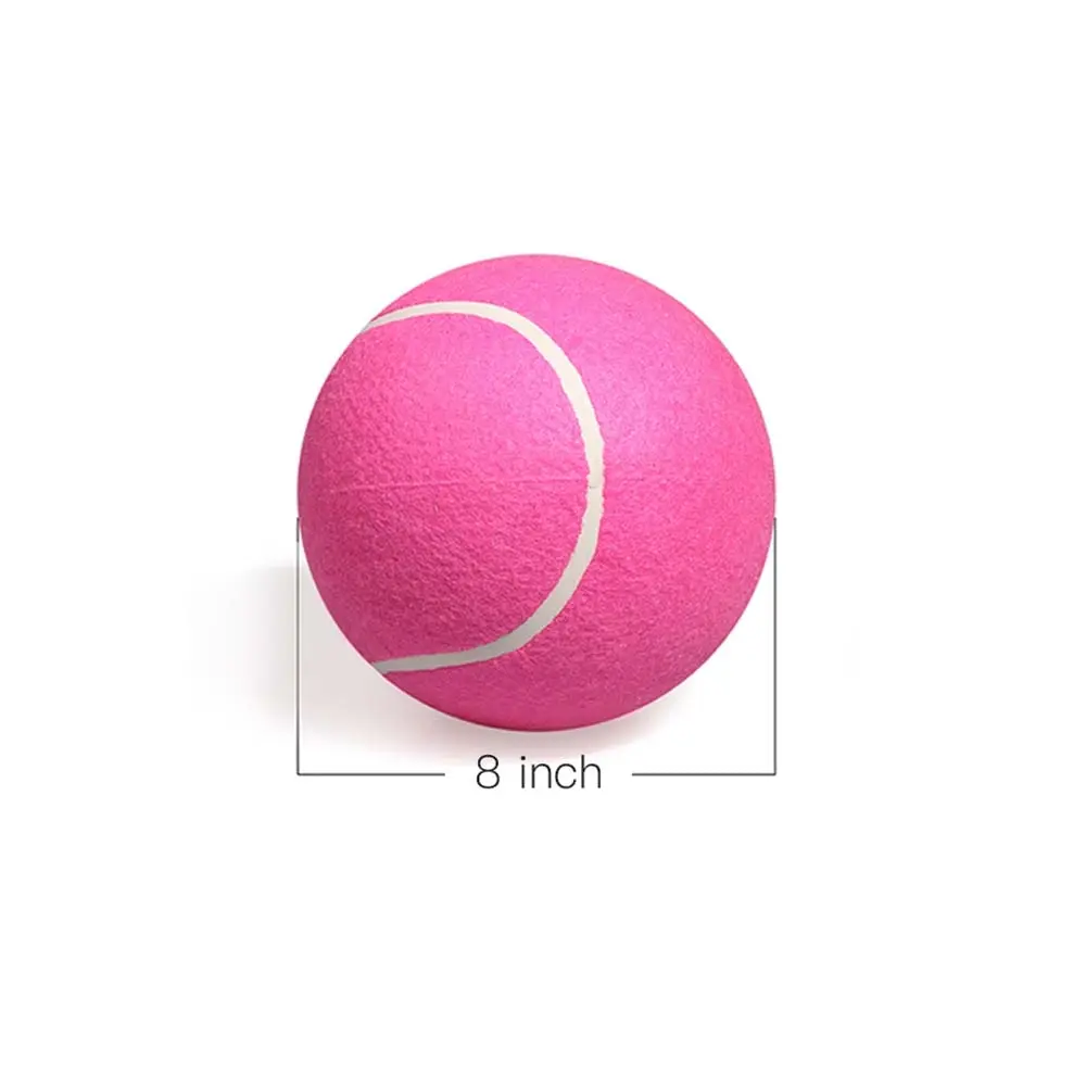 Высокое качество открытый надувной конкурс теннисный мяч для тренировок теннисные мячи Спорт на открытом воздухе для домашних животных детей взрослых Забавный ребенок - Цвет: 8 inch