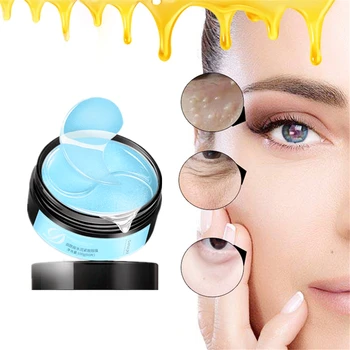 

Dispel Eyes Fatigue Eye Mask 60Pcs Niacinamide Hydrogel Mask Whey Protein Moisturizing Face Masks Skin Care Sleep Patches 60Pcs