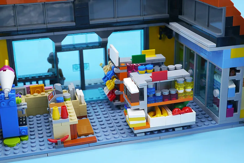 2232 шт. строительные блоки Kwik-E-Mart Simpsonsed House Movie Fit 71016 16004 83004 Город Уличная архитектура Кирпичи Детские игрушки