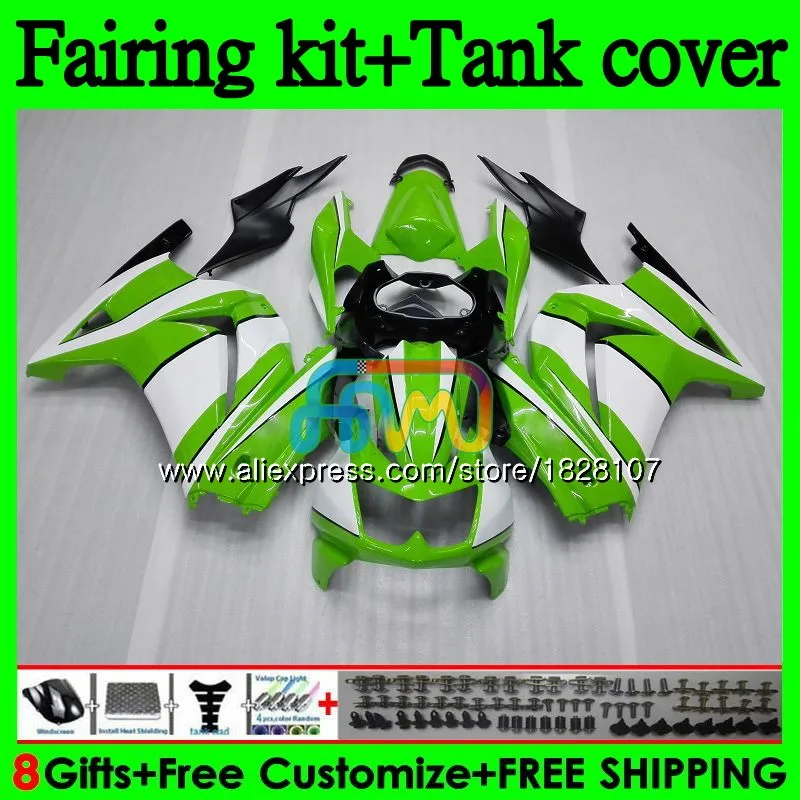 +Tank For KAWASAKI Green white ZX-250R EX-250 EX ZX 250R 08 09 10 11 12 104BS.116 EX250 ZX250R 2008 2009 2010 2011 2012 Fairing +Tank For KAWASAKI Green white ZX-250R EX-250 EX ZX 250R 08 09 10 11 12 104BS.116 EX250 ZX250R 2008 2009 2010 2011 2012 Fairing