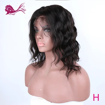 

EAYON HAIR Glueless Full Lace Human Hair Wigs Remy Body Wave Bob Wigs For Black Women Preplucked Natural Hairline Brazilian
