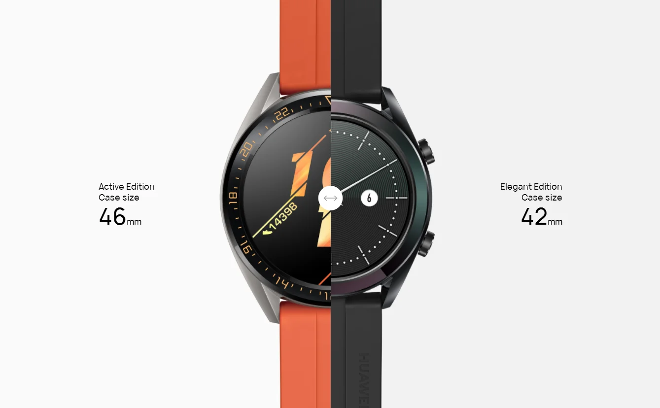 Оригинальные Универсальные часы HUAWEI GT Smart GT, водонепроницаемый трекер сердечного ритма, поддержка gps, мужской спортивный трекер, умные часы, Android IOS